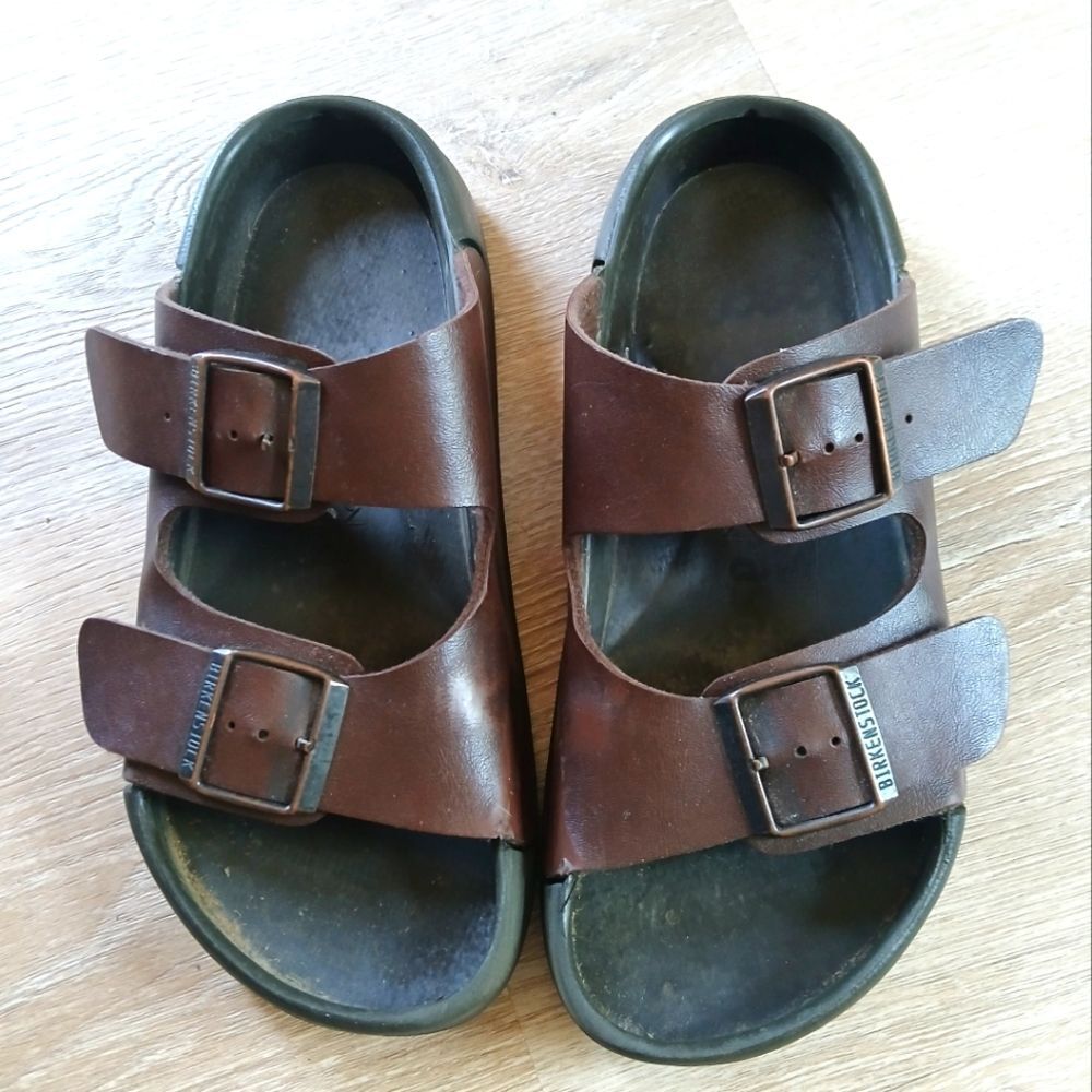 Vintage 6/37 Rare 70's Euro Birkis Birkenstock Women’s Arizona Sandal Leather